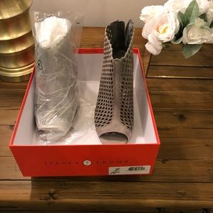 Ivanka Trump Didia Cutout Suede Bootie